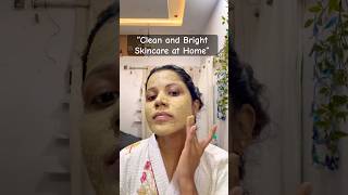 Clean & Bright Skincare at Home | Multani Mitti Face Pack for All Skin Types #shorts #youtubeshorts