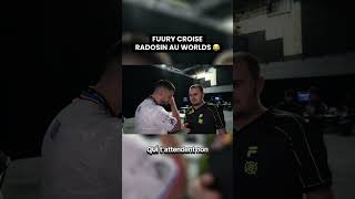 Fuury prépare Radosin avant son match #rocketleague #rlchamp #clips #rlcs