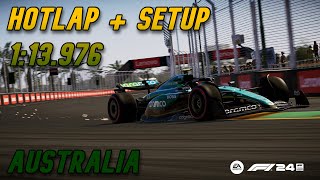 F1 24 Australia Hotlap + Setup 1:13.976