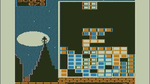 (Gameplay - 3935) Tetris (TRS-80 Color Computer 2 - 6)