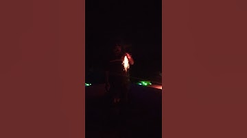 Rocket Fireworks Release From Hand