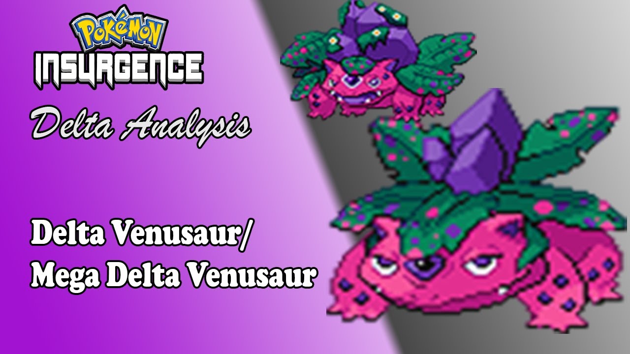 Pokémon Delta Analysis Delta Venusaur YouTube