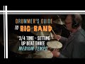 3/4 Time - Setting up Beat Three - Medium Tempo - Drummer&#39;s Guide to Big Band