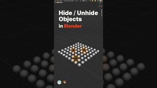 Fastest way to hide and unhide objects in Blender