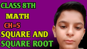 class 8th|| math|| ch=5|| square and square root||  ALL INDIA MATH||