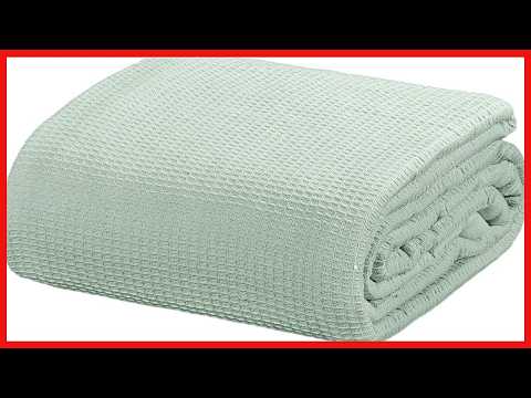 Crover Collection Thermal Waffle Cotton Blanket: Comfort All Year Round