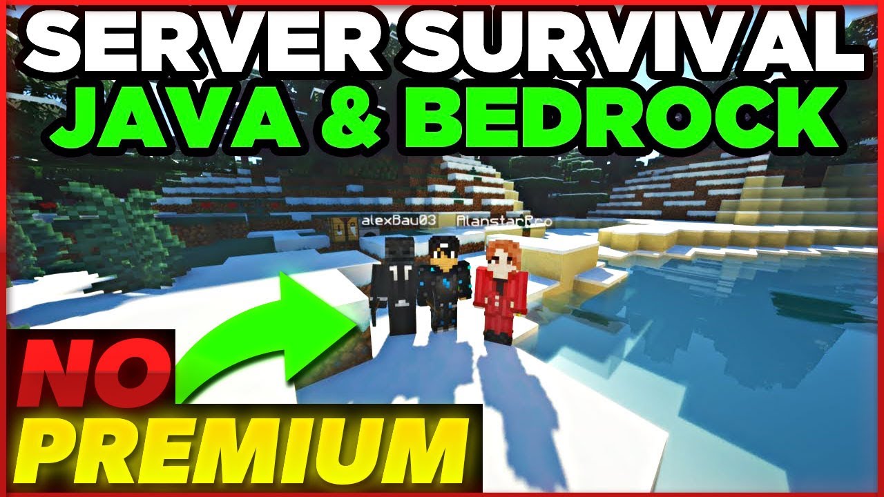 TOP *SERVER SURVIVAL* de MINECRAFT 1.16 A 1.17!😱 YouTube