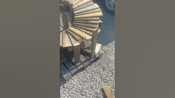 New addition to the backyard course spiral staircase