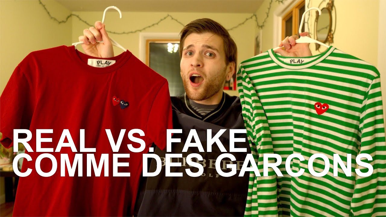 IS MY DES GARCONS PLAY SHIRT REAL? - YouTube