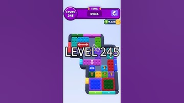 Color Block Jam 245.  #gaming #gamewalkthrough #gametips