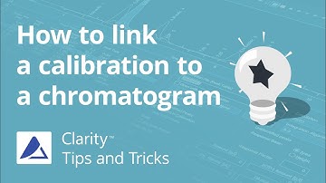 How to link a calibration to a chromatogram