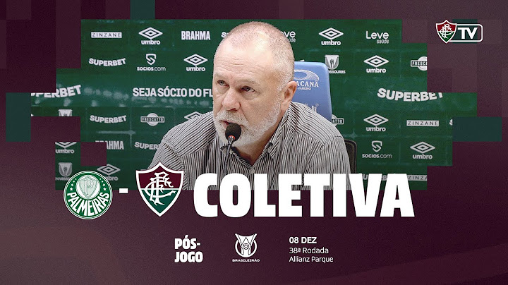 COLETIVA - PALMEIRAS 0 X 1 FLUMINENSE  - CAMPEONATO BRASILEIRO 2024