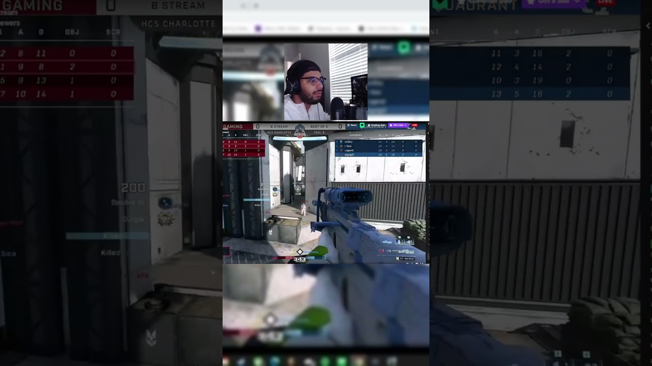 OpTic Trippy BROKE my mic with that Quigley 😂  | Halo Infinite 