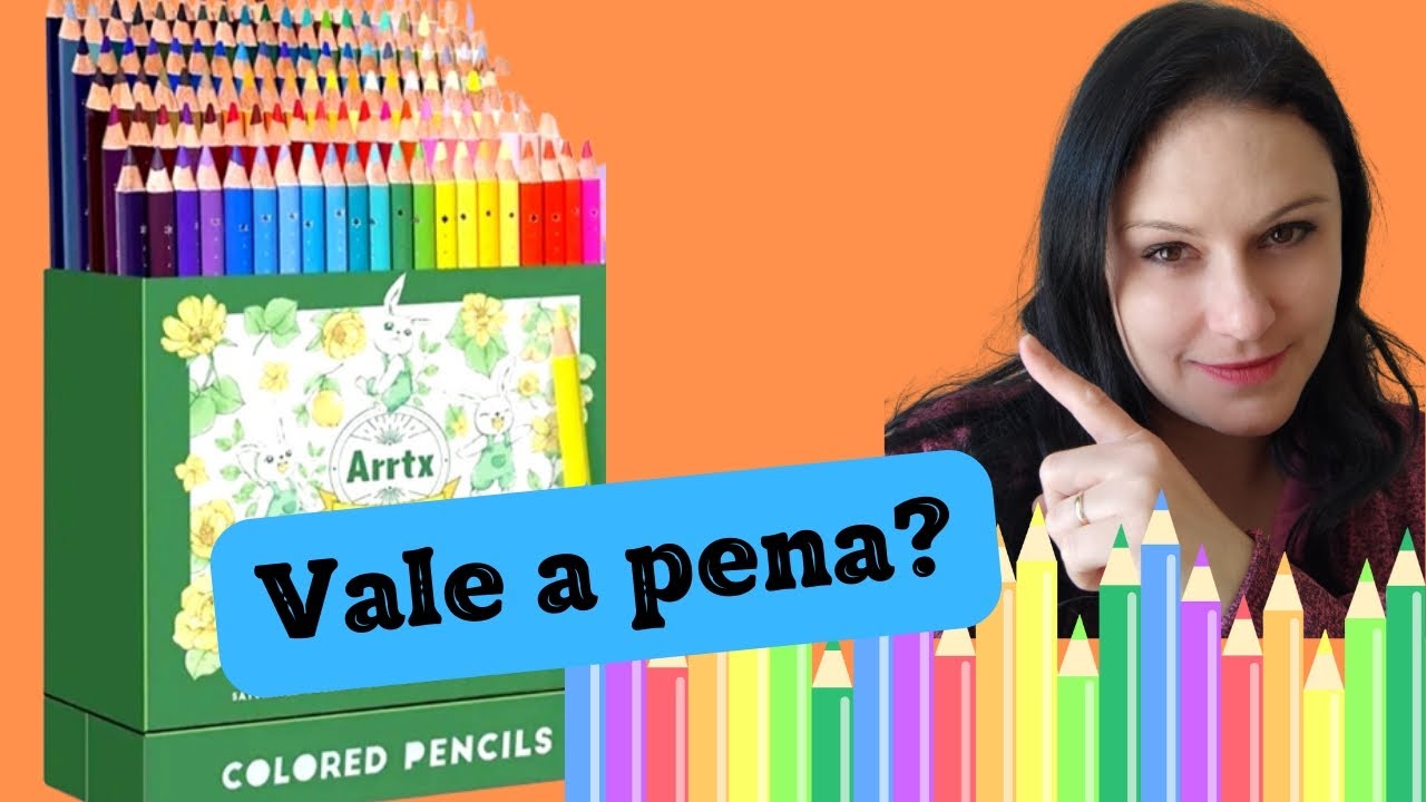 Lápis de cor Arrtx 126 cores. Melhor que Prismacolor?