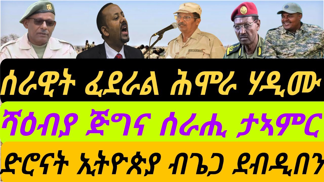 ሰራዊት ኢትዮጵያ ካብ ሕሞራ ሃዲሙ፡ ሻዕብያ ጅግና ሰራሒ ታኣምር። ድሮናት ኢትዮጵያ ብጌጋ ደብዲበን። ብቀጥታ ኣቆጻጽራ በርሊን ስዓት 8
