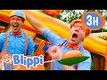 Splashy Game Show: Episode 1 - Dad Gets Soaked! | BLIPPI | Kids TV Shows | Cartoons For Kids