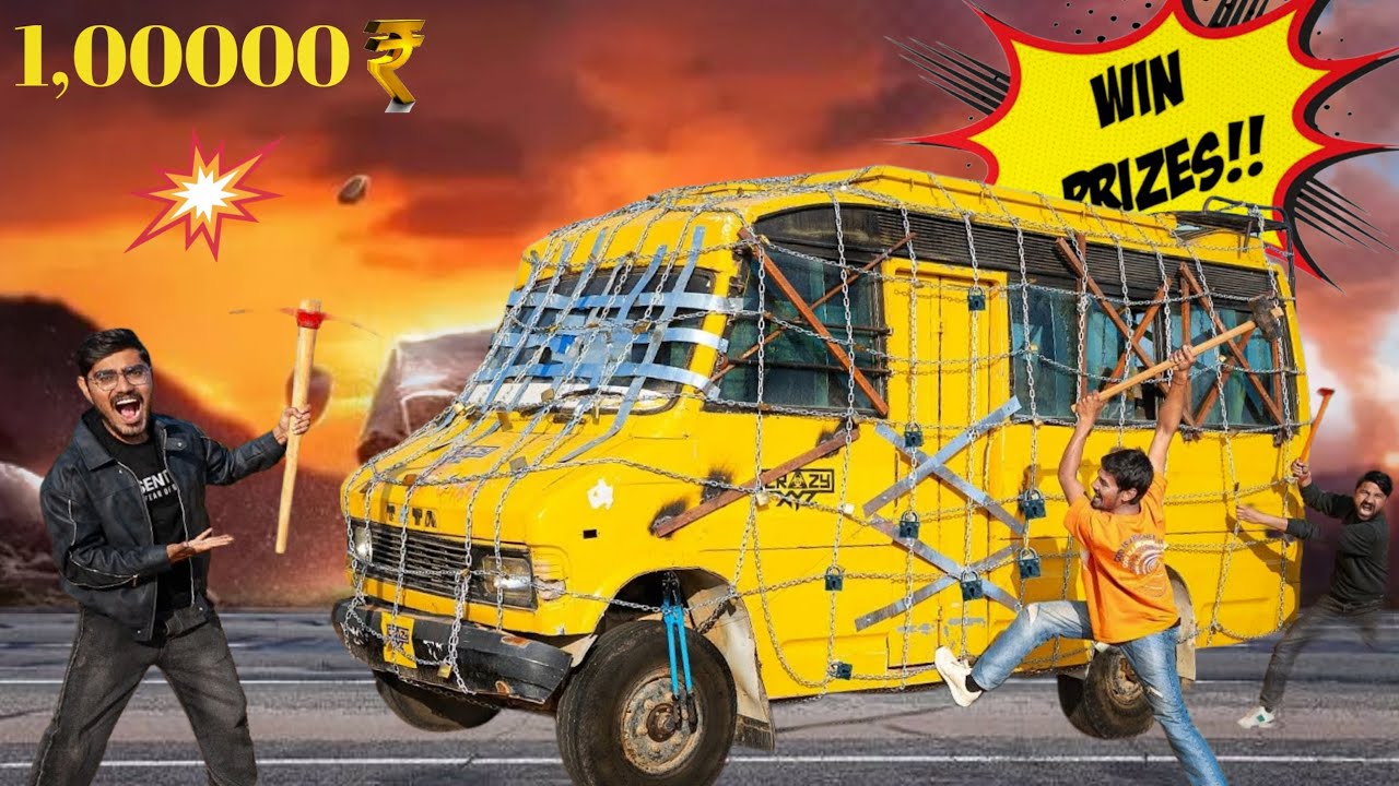 Break The Armoured Bus Challenge | बख्तरबंद बस को तोड़ो और जीतो एक लाख
