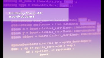 Lambdas y Stream API a partir de Java 8