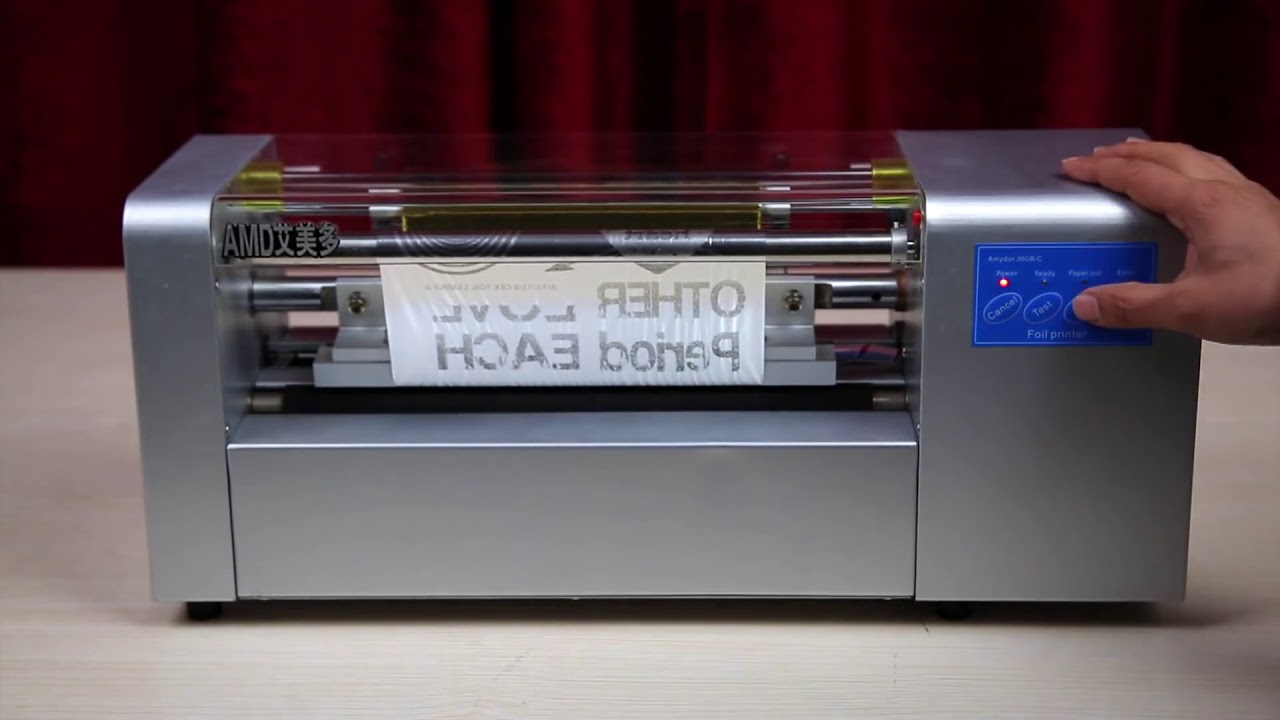 foiling machine YouTube