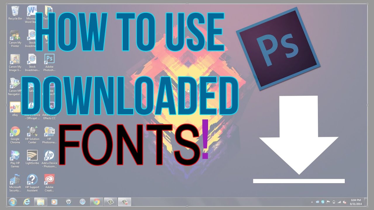 download font photoshop cc 2015