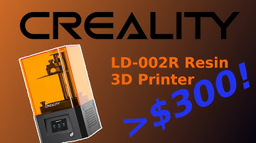 LOW BUDGET RESIN 3D PRINTER! Creality LD-002R Unboxing, Review, and Test prints.