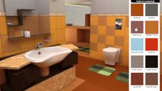 Customisable 3D Interactive Bathroom Demo