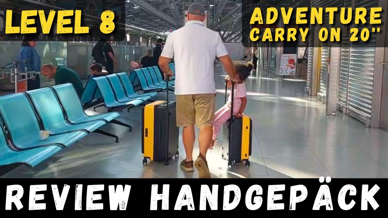 Чемодан Level8 Adventure 20 дюймов для ручной клади – распаковка, тестирование и семейная упаковка.