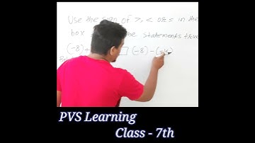 Chapter:1 Integers (Introduction) Ncert Maths Class 7 | Cbse | PVS Learning |  #shorts #integers
