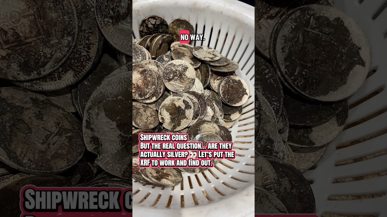 Монеты с затонувших кораблей ⚓️🪙 Серебро… или нет? 👀 Рентгенофлуоресцентный анализ