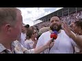 Martin Brundle encounters an Oblivion NPC during Miami F1 grid walk (DJ Khaled)