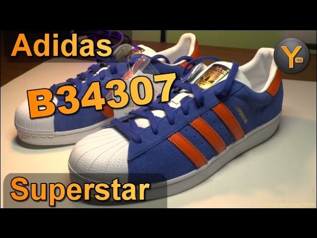 Adidas Superstar B34307 Suede / East River Rivalry / Adidas Originals Blue-Orange-Gold Adidas Superstar B34307 Suede / East River Rivalry / Adidas Originals Blue-Orange-Gold