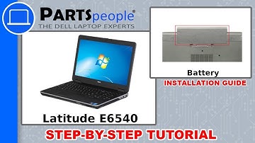 Dell Latitude E6540 (P29F001) Battery How-To Video Tutorial