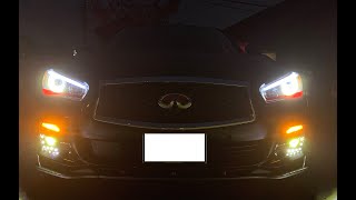 V37スカイライン　ヘッドライト加工参考動画
