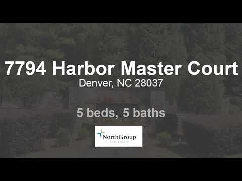 7794 Harbor Master Court, Denver, NC home video tour