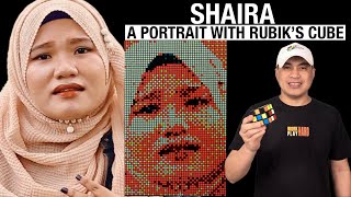 SHAIRA PORTRAIT WITH RUBIK’S CUBE | MY aLTeR eGo