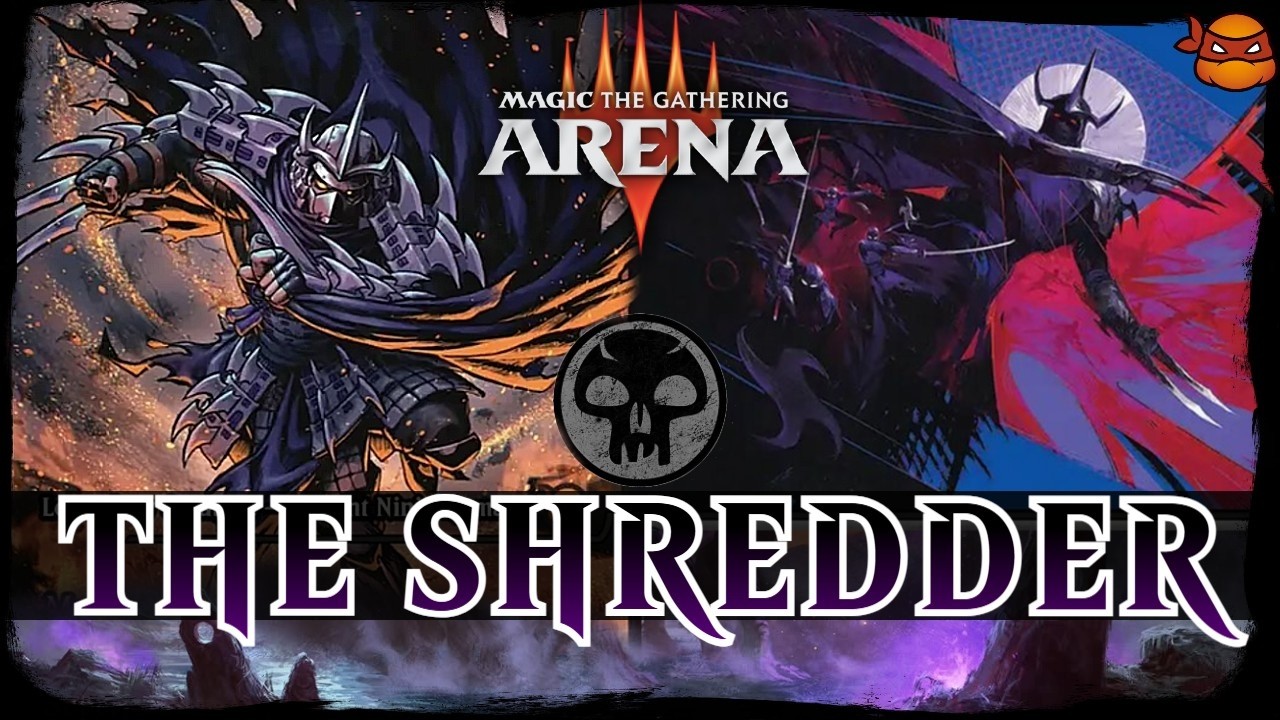 SUPER SHREDDER | MTG Arena MONO BLACK AGGRO Sacrifice TMNT Standard Deck