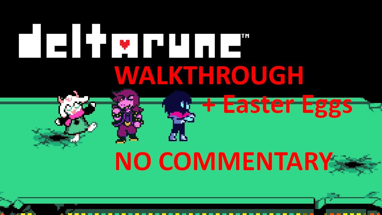 DELTARUNE: CHAPTER 2 - walkthrough (no commentary) - YouTube