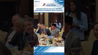 Momen Jokowi Diskusi Bahasa Inggris saat Acara Bloomberg New Economy Forum di India, Bahas soal AI
