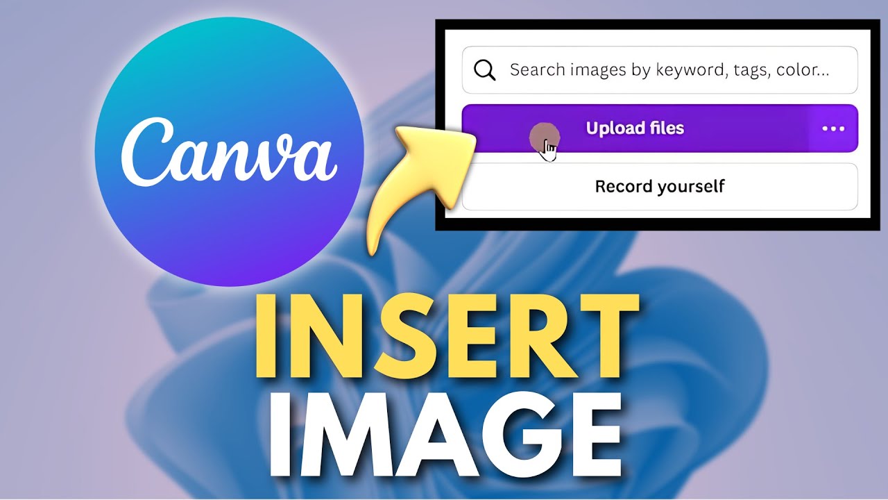 Insert In Canva How to Insert Image in Canva - YouTube