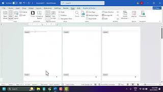 How to Combine Text and Page Numbers in Headers and Footers in Microsoft Word