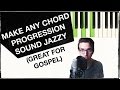 How to Make ANY Chord Progression Jazzy with Secondary Dominants (ESSENTIAL for GOSPEL)