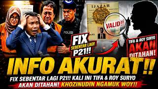 BOCORAN AKURAT! AKHIRNYA TIFA & ROY SURYO DITAHAN OLEH KEJAKSAAN?! AZAB FITNAH IJAZAH JOKOWI PALSU!!