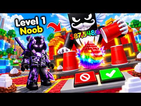 Starting Over as NOOB with OP SECRET in Shuffle an Egg! (Roblox)