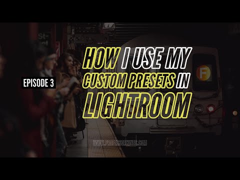Using Presets in Lightroom | My Selection Process for Base Editing | Ask The Professor | E003
