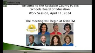 4-11-24 BOE Work Session Meeting