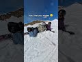 Risking it for the shot 😂 #snowboarding #skiing #wintersports