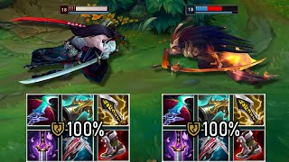 LETHALITY YONE vs LETHALTY YASUO FULL BUILD FIGHTS & Best Pentakills!