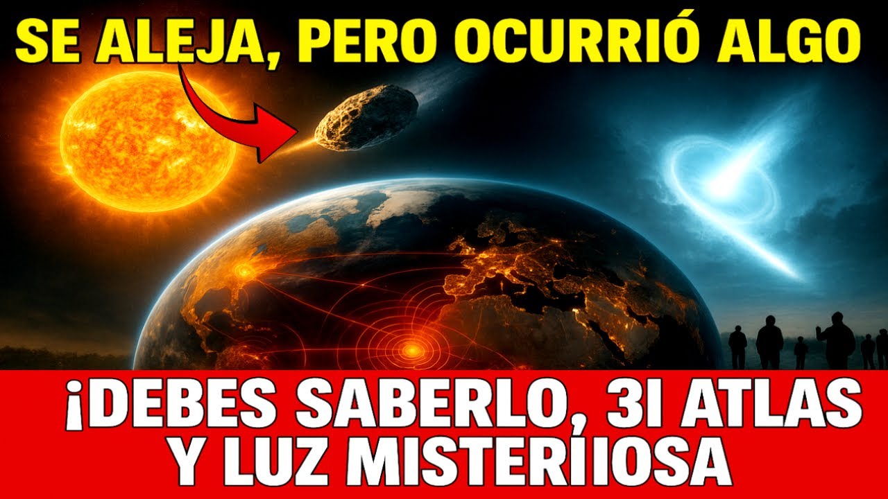 ¡APARECE EN EL CIELO! ¿VIENEN DEL 3I ATLAS? • MILAGRO EN EL HURACÁN • REPORTE SISMICO GLOBAL