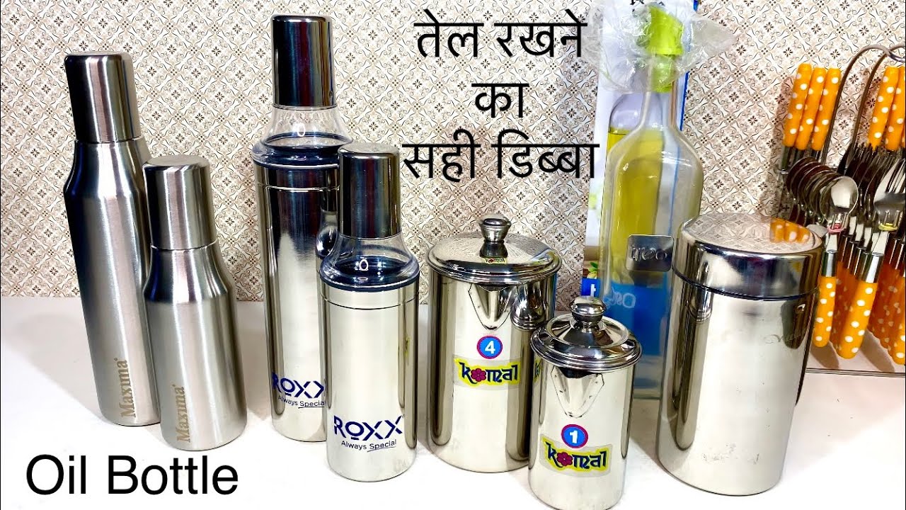 Best oil bottle buy this Diwali 🛍 Steel oil dispenser Best Oil Dibba