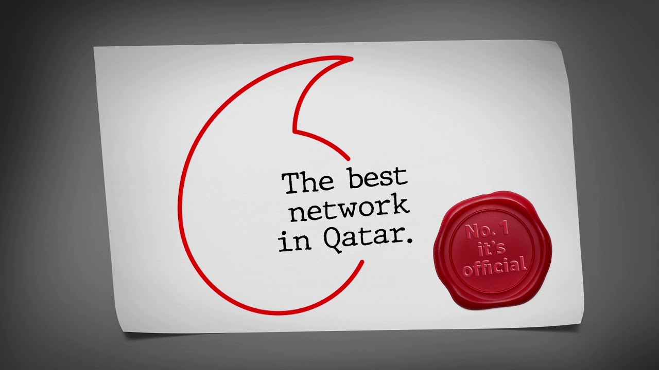 It's official! Vodafone is ranked the best in Qatar!